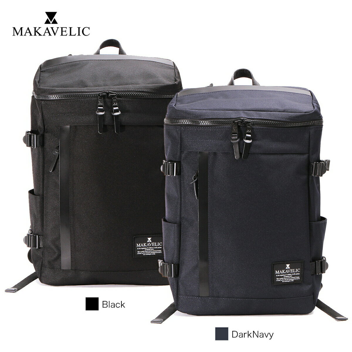 マキャベリック リュック メンズ マキャベリック リュック チェース MAKAVELIC CHASE RECTANGLE DAYPACK バックパック 22-25L 通勤 通学 カジュアル タウンユース デイパック メンズ レディース スクエア ジップ開閉 3106-10121 【正規販売店】