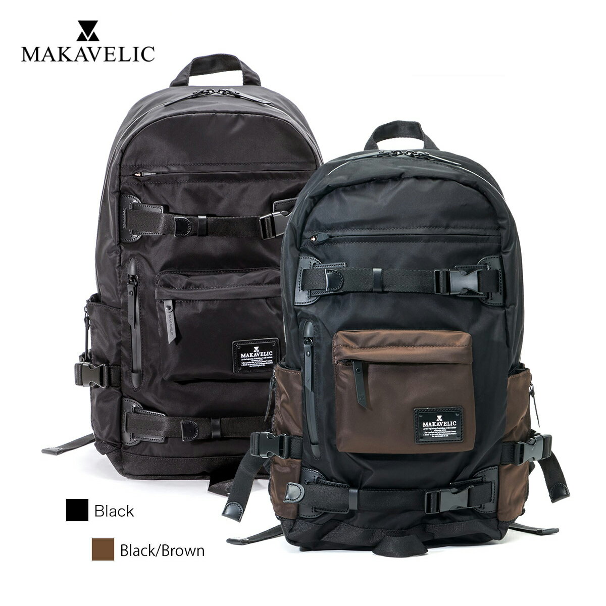 マキャベリック リュック（メンズ） マキャベリック リュック シエラ MAKAVELIC SIERRA SUPERIORITY BIND UP 2 BACKPACK バックパック 25-28L 通勤 通学 カジュアル タウンユース 13インチPC対応 デイパック メンズ レディース ラウンドジップ 3120-10105 【正規販売店】