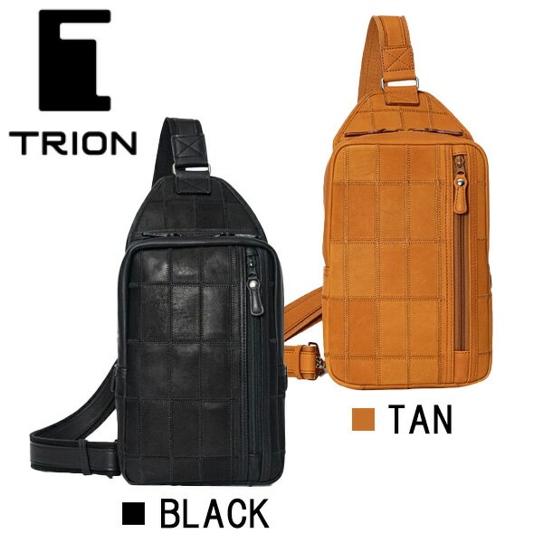 トライオン ボディバッグ パネル TRION PANEL ボディバッグ スリングバッグ タウンユース お出かけバッグ A5サイズ対応 トラベル メンズ レディース レザー 縦型 ジップ開閉 斜め掛け 定番 人気 DPC270 【正規販売店】