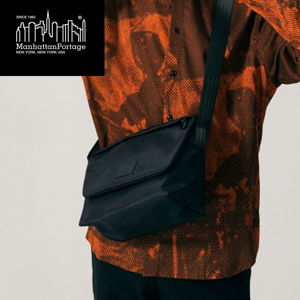 マンハッタンポーテージブラックレーベル メッセンジャーバッグ Manhattan Portage BLACK LABEL IRVING..