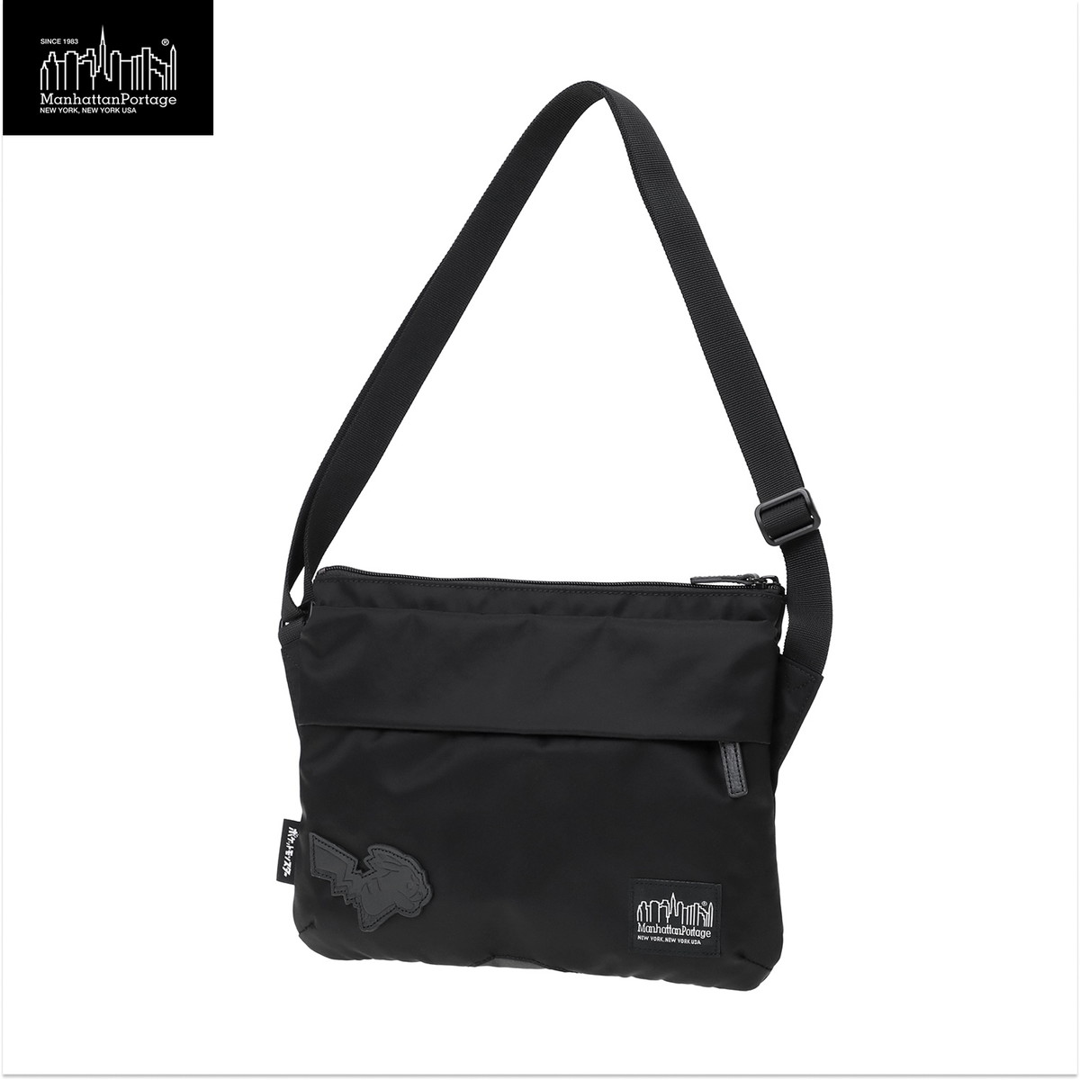 マンハッタンブラック ショルダーバッグ ポケモン Manhattan BLACK KENSINGTON SHOULDER BAG TWL ショルダーバッグ MP1095TWLBLPKMN 【正規販売店】