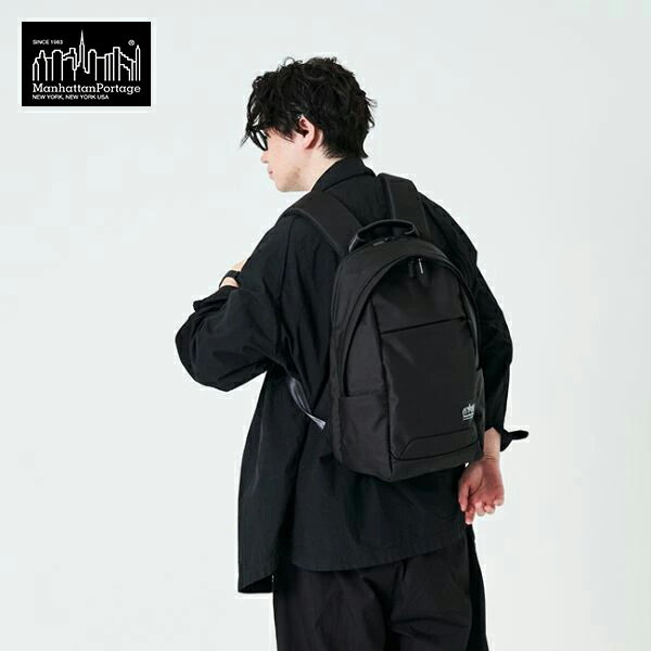 マンハッタンポーテージ ブラックレーベル バックパック リュック A4対応 PRATT BACKPACK メンズ レディース 通勤 通学 MP2217BL NV1 Manhattan Portage BLACK LABEL [ノベルティプレゼント&ラッピング無料]【正規販売店】