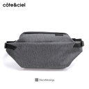 コートエシエル cote ciel ボディバッグ イザラウ ISARAU Eco Yarn BlackMelange ショルダー エコヤーン メンズ レディース CC-28500 ノベルティプレゼント ラッピング無料 【正規販売店】