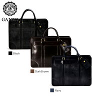 【正規販売店】ガンゾシンブライドルブリーフケースTHINBRIDLEBriefGANZO57223Black