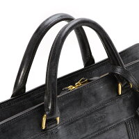 【正規販売店】ガンゾシンブライドルブリーフケースTHINBRIDLEBriefGANZO57223Black