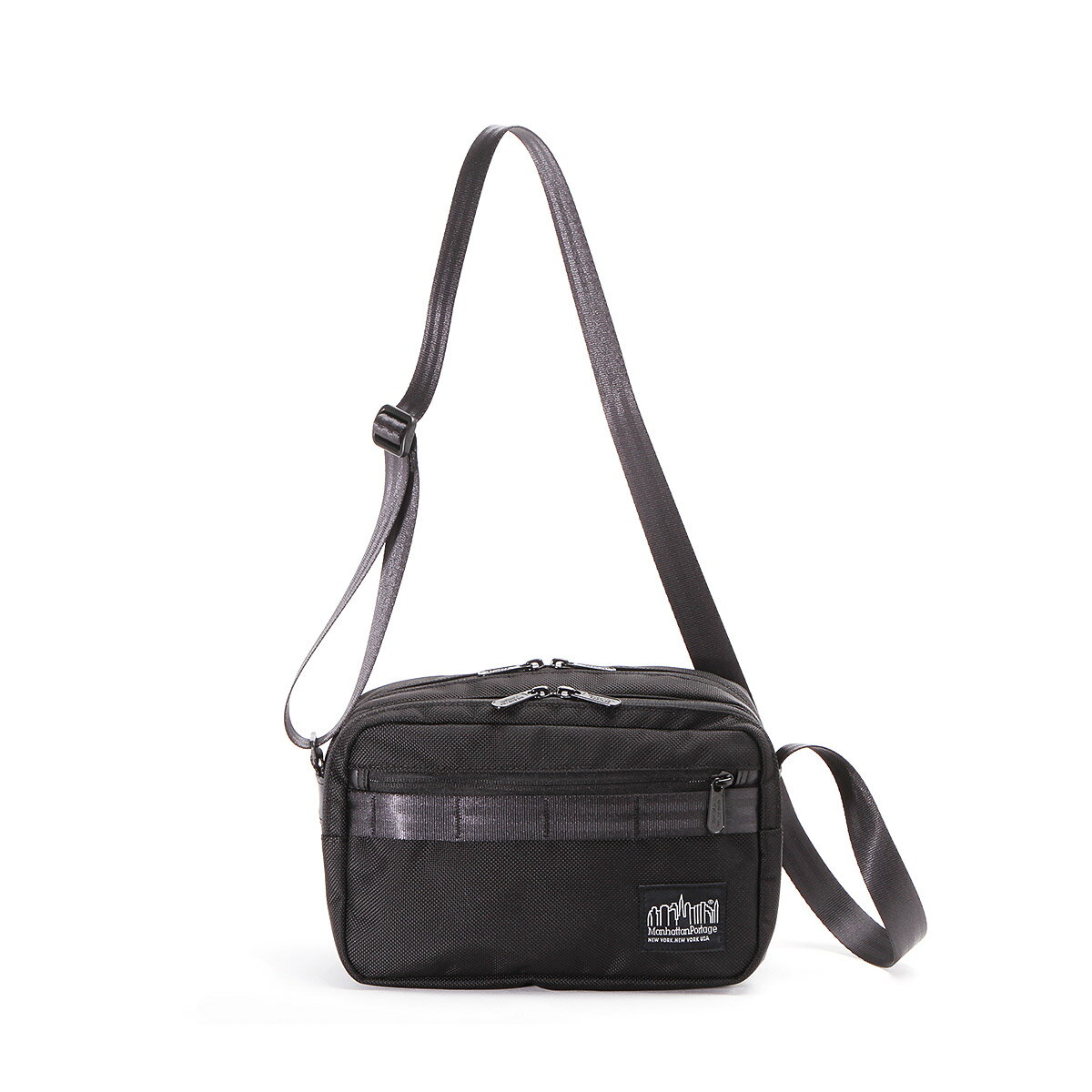 マンハッタンポーテージ ブラックレーベル ショルダーバッグ 小さめ JACKSON SQUARE BAG メンズ レディース MP4039BL NV1 Manhattan Portage BLACK LABEL [ノベルティプレゼント&ラッピング無料]【正規販売店】