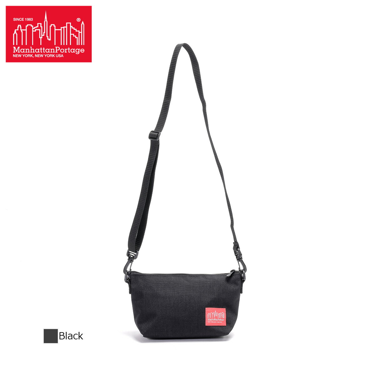 マンハッタンポーテージ  ショルダーバッグ メンズ マンハッタンポーテージ Zuccotti Clutch ショルダーバッグ Manhattan Portage MP6020 Black