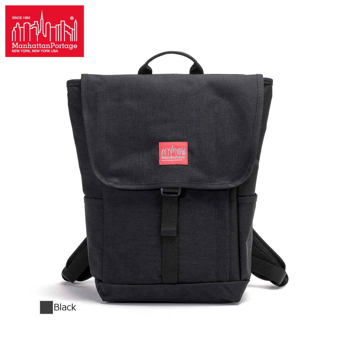 マンハッタンポーテージ Washington SQ Backpack JR リュック Manhattan Portage MP1220JR Black