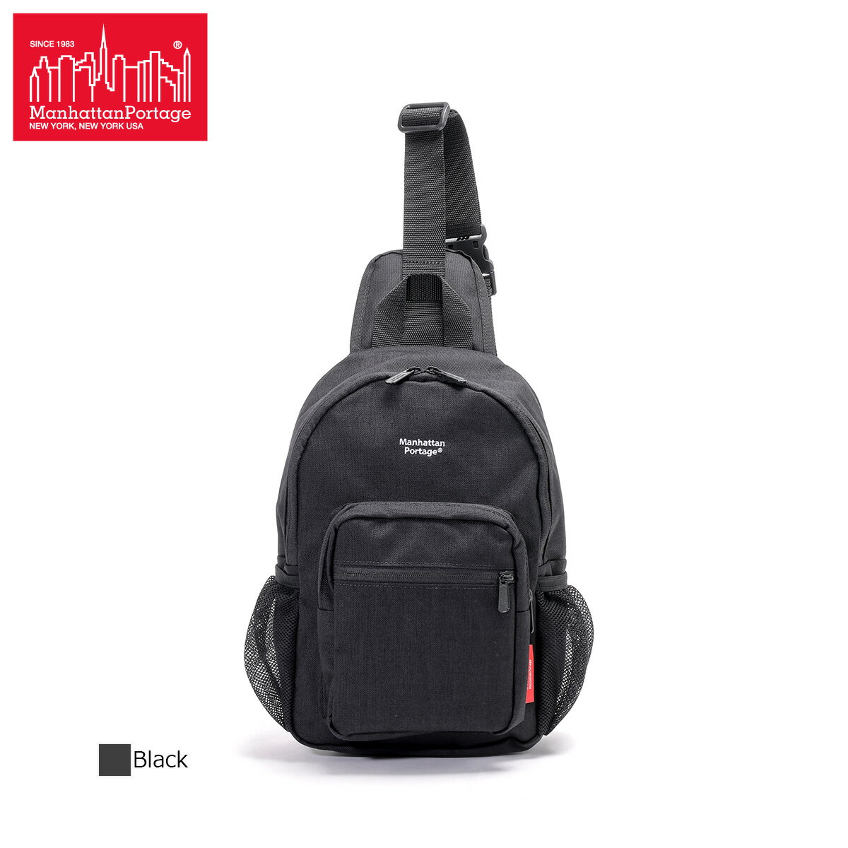 マンハッタンポーテージ バッグ メンズ マンハッタンポーテージ Cobble Hill Sling Bag ボディバッグ Manhattan Portage MP1932 Black