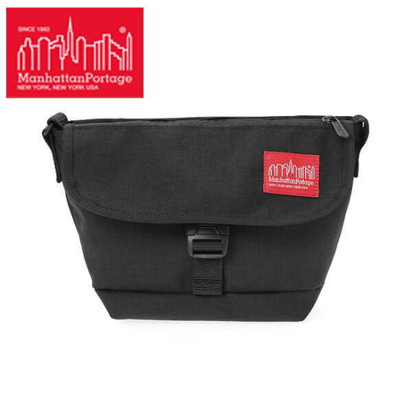 マンハッタンポーテージ メッセンジャーバッグ ショルダーバッグ 撥水 軽量 軽い メンズ レディス 男女兼用 プレゼント Messenger Bag Flap Zipper Pocket Manhattan Portage MP1603FZP