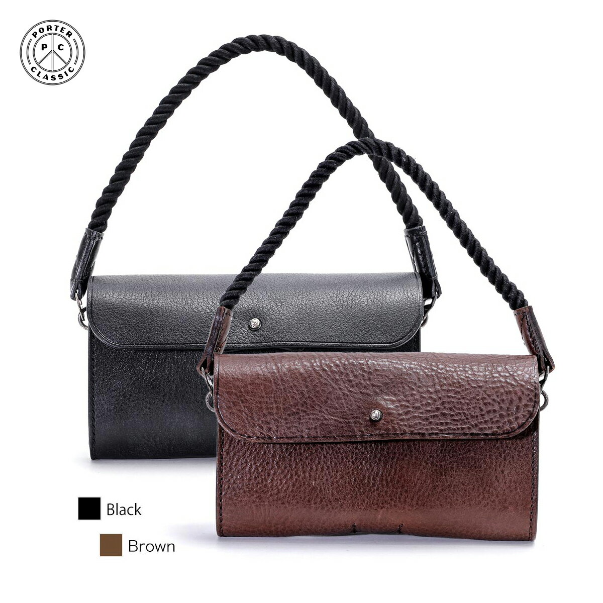 ポータークラシック Porter Classic レザー セーラー ロープ ポーチ 財布 LEATHER SAILOR ROPE POUCH PC-045-1883 Porter Classic [ノベルティプレゼント&ラッピング無料]【正規販売店】 1