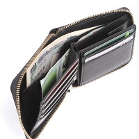 【正規販売店】スロウラウンドショートウォレット山陽2つ折り財布ラウンドファスナーherbieroundshortwalletSLOWSO660G