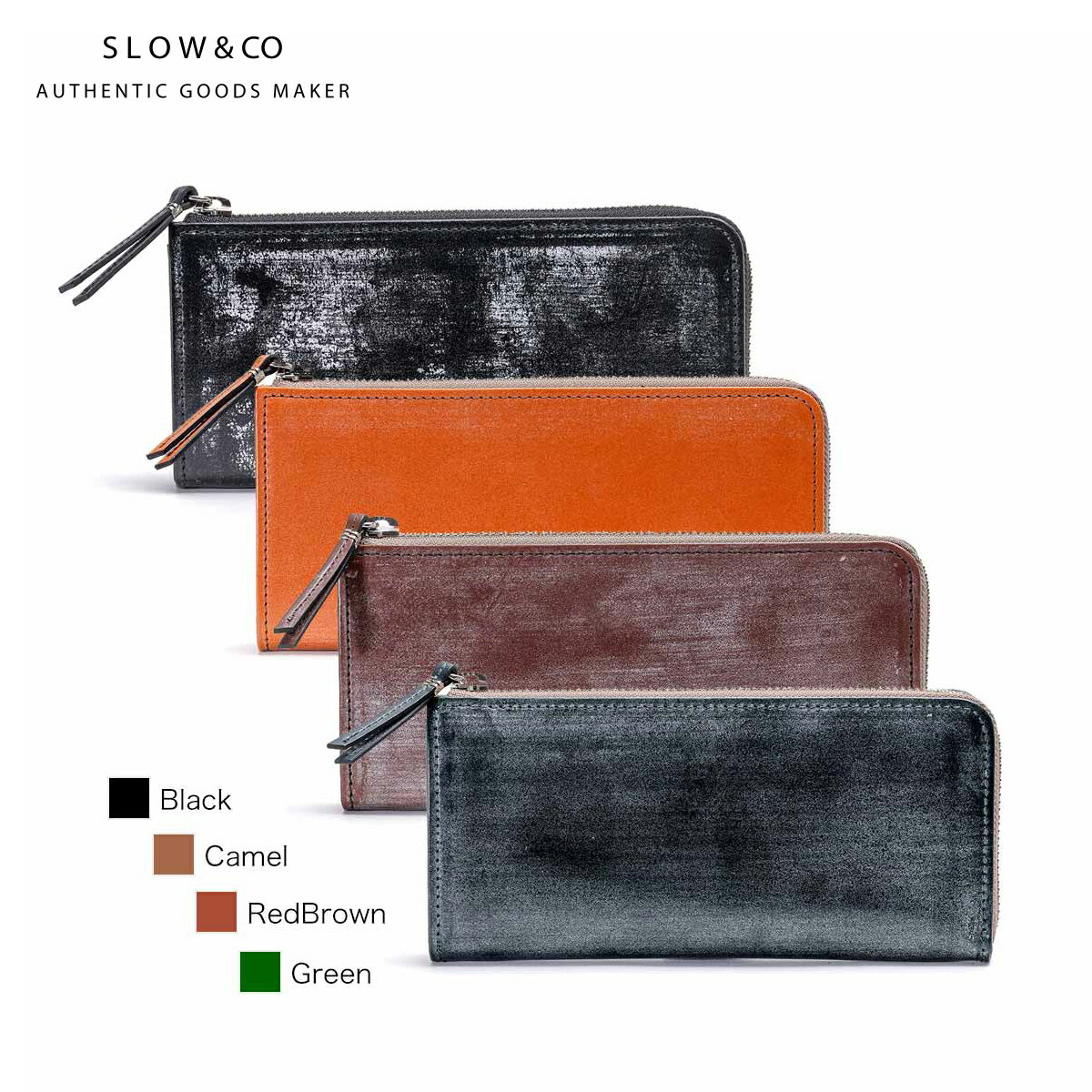 スロウ SLOW 長財布 本革 ブライドルレザー 日本製 L字ファスナー ロングウォレット L zip long wallet メンズ レディース SO791J【TORATO'S SELECTION】 [ノベルティプレゼント&ラッピング無料]【正規販売店】