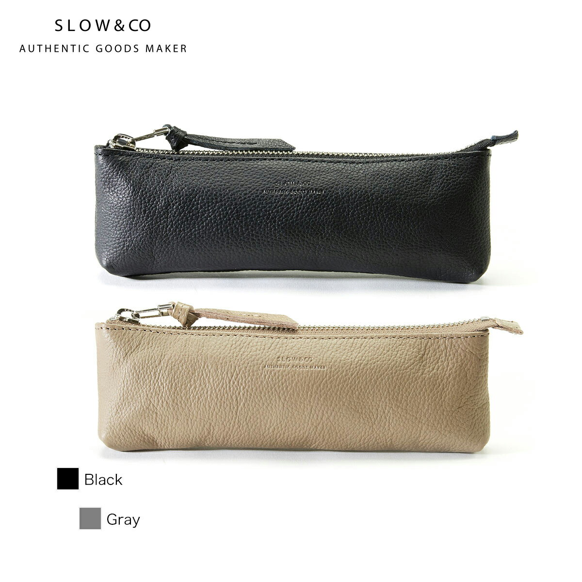 スロウ SLOW ペンケース embossing leather pencase 300S149K 