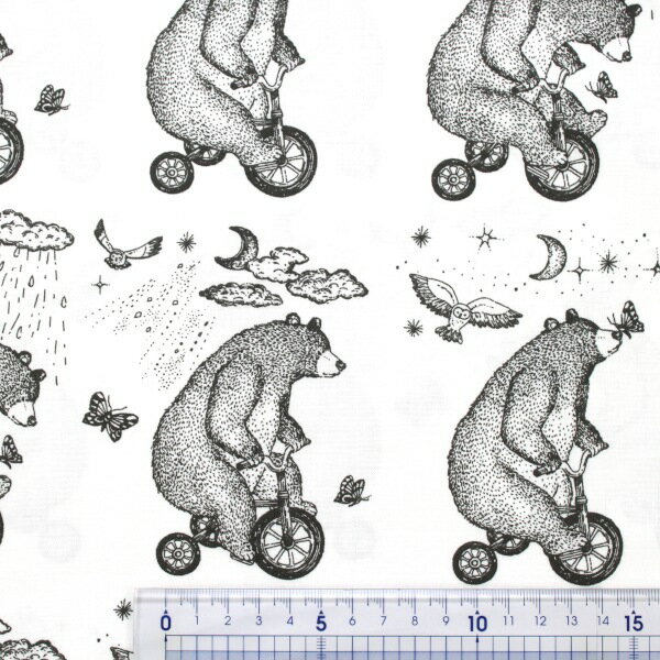 アトリエ ココン クマと自転車 プレミアムソフト加工