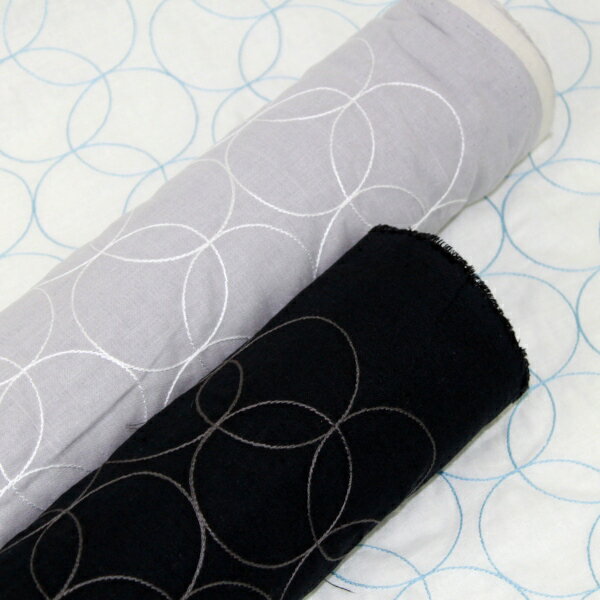 刺しゅう サークル レース コットンリネンシーチング