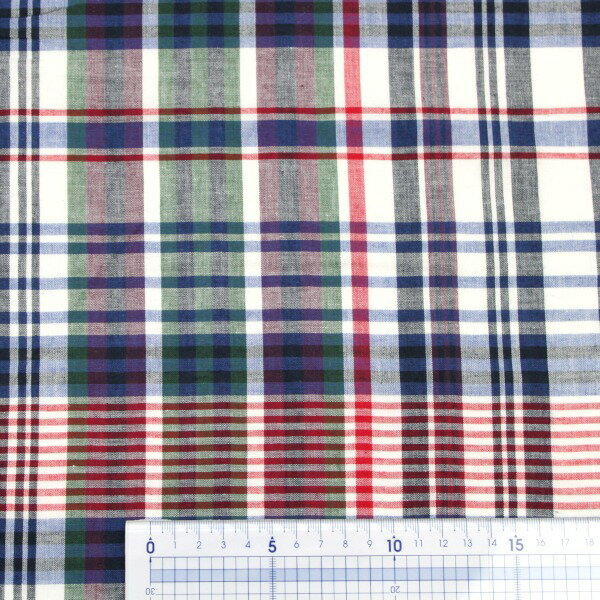 インド綿 Madras Check マドラス チェック