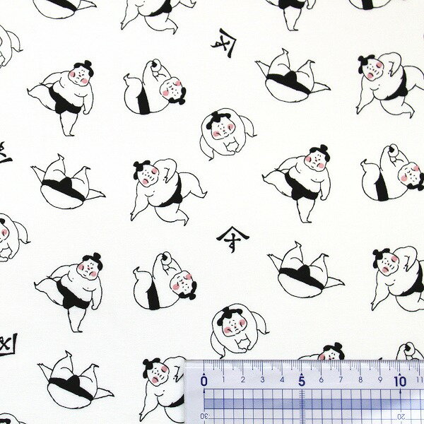 すもう JAPANプリント 相撲柄