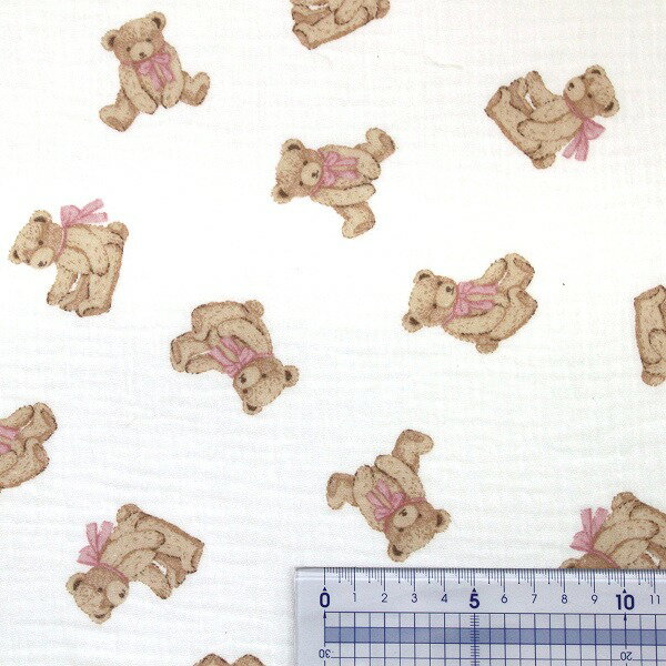 ぽこぽこ ベア― 楊柳 ダブルガーゼ くまさん