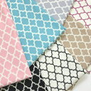 【7枚入り】YUWA カットクロス 7枚セット モロッカン「European Geometric」約50cm×50cm パッチワーク はぎれ チンツ加工 シーティング シーチング 生地 布 綿100% ゆうパケット1セット対応 ( ハンドメイド 手作り おしゃれ 手芸 入園 入学 雑貨小物 福袋 日本製 )(3)