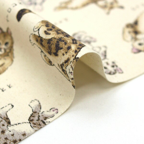 【10cm単位価格】図鑑シリーズ 図鑑ネコ ねこ にゃんこ 動物柄 KOKKA オックス 綿100％ 生地 布 約110cm幅 YP-61000-1 ゆうパケット2m対応 （ ハンドメイド 手作り かわいい 入園入学 バッグ 手芸 裁縫 巾着 雑貨小物 日本製 ） ポイント3倍実施中 600円offクーポン配布中