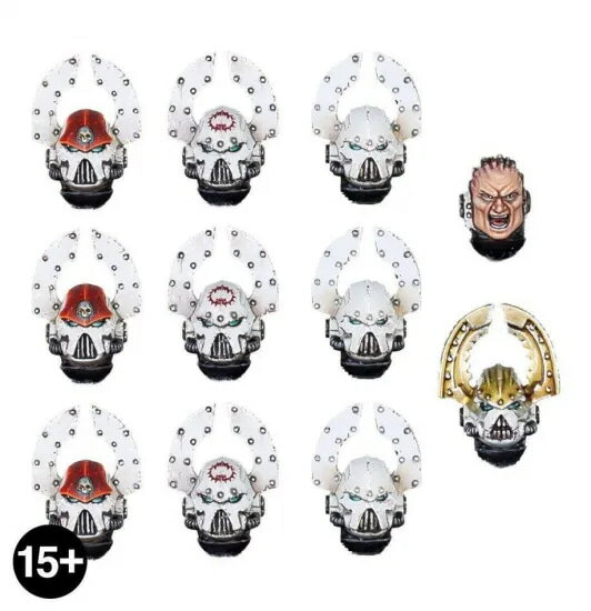 送料無料【ウォーハンマー ホルスヘレシー】ワールドイーター:MKVI 頭部パーツセット MKVI Heads World Eaters MkVI Heads[オ...