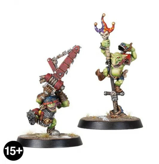 送料無料【ウォーハンマー ブラッドボウル】ノッブラ・ブラックワート&スクラッパ・ソアヘッド Nobbla Blackwart & Scrappa Sorehea...