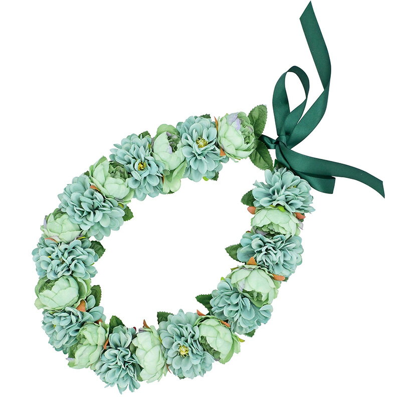 フラダンス衣装　レイ　ハワイアンレイ　フラワーレイ ハワイ　花飾り　イベント　フラ　アレンジ レイ..