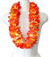 フラダンス衣装　レイ　ハワイアンレイ　フラワーレイ ハワイ　花飾り　イベント　フラ OR-17 Eプルメリアレイ　オレンジ