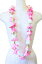 フラダンス衣装　レイ　ハワイ　花飾り　イベント　フラ ハワイアンレイ　フラワーレイ PK-41　チューブローズレイ　ピンク