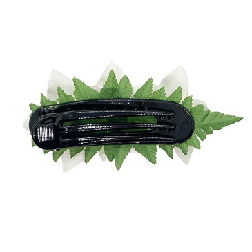 フラダンス衣装 髪飾り 花飾り ヘアクリップ レイ イベント フラ YTMZ0308 プルメリア3輪クリップ