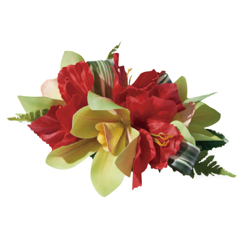 フラダンス衣装　髪飾り　花飾り　ヘアクリップ　イベント　フラ　アレンジ ヘアクリップ 　KC-305 シ..