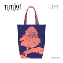 トートバッグ オーダー ハワイ フラダンス レッスンバッグ フラ TUTUVI JH-M005 オーダートートバックJH TUTUVI ニュートーチジンジャー ネイビー コーラルピンク