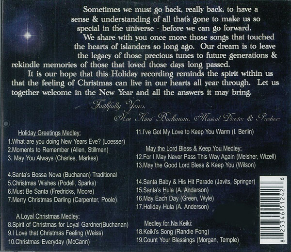 フラダンス用品　ハワイアン クリスマス　CD　新品　輸入盤CD Faithfully Yours, At Christmas/A Legacy Series Vol.3