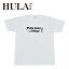 【SALE価格】フラダンス衣装 tシャツ フラレア　レッスン　フラ　着やすい　HULALEA-5 フラレアオリジナル　ロコイングリッシュTシャツ　男女兼用クルーネック ホワイト　白　【SALE価格】3182円から2200円にお値下げしました！　2枚まで送料260円で発送可