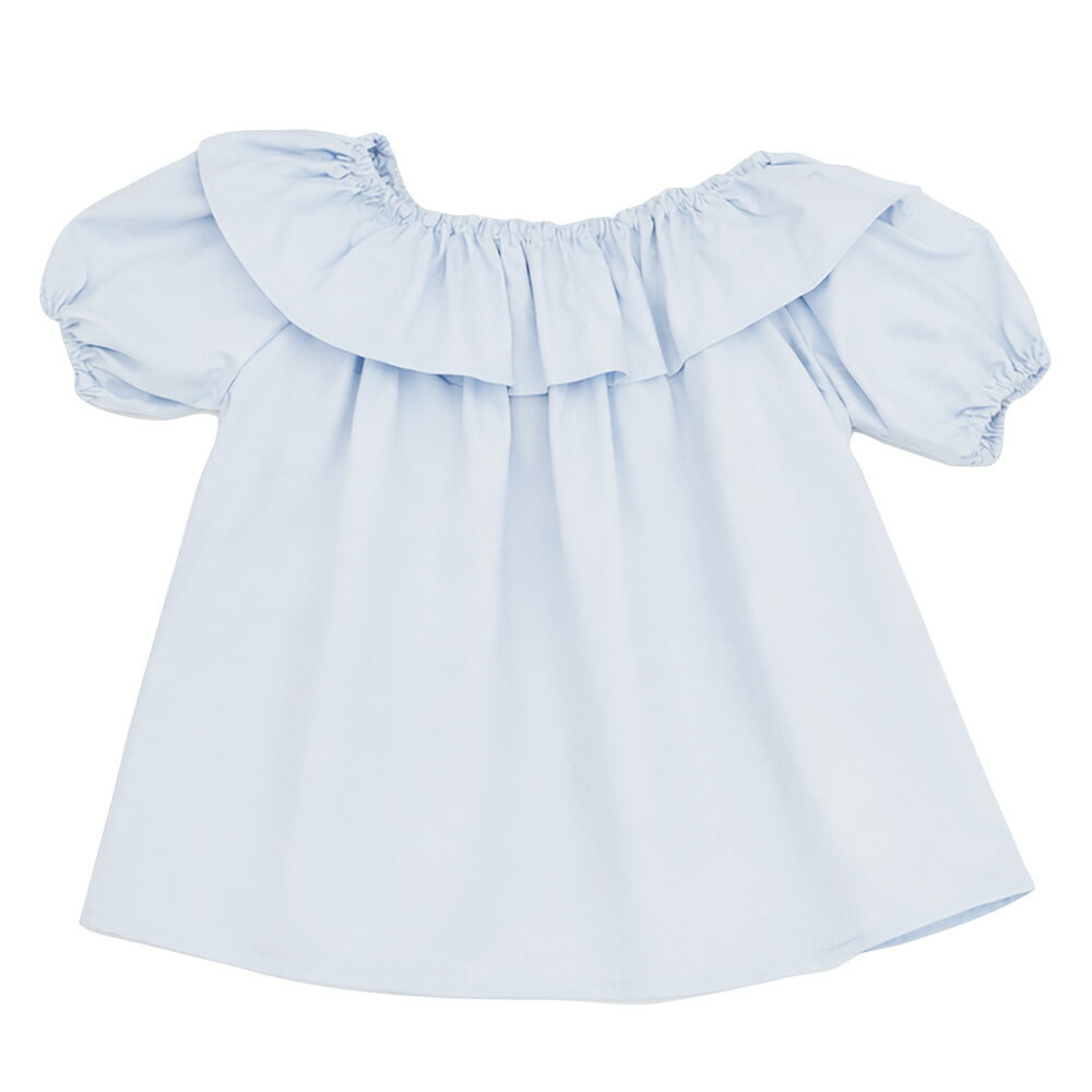 乐天商城 - フラダンス衣装　ブラウス　ハワイ　イベント　フラ　お仕立て　FB-001　パフブラウス　色：シルバーグレー