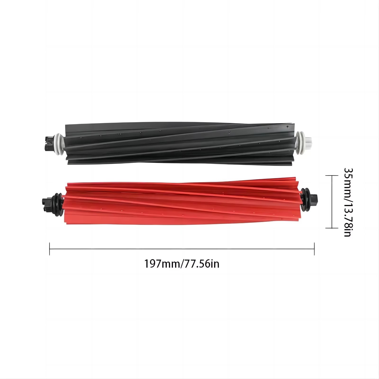 Roborock ロボロック デュアルメインブラシ ラバータイプ S8 Pro Ultra Q8 Max+ Q5 Pro+ SDZS08RR 互換品