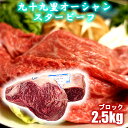 ブロック肉 2.5kg（冷凍） 九十九里オーシャンスタービーフ ▼国産牛 牛肉 塊肉 焼肉 鉄板焼き ステーキ しゃぶしゃぶ 焼き肉 千葉の潮風と大地の中でこだわり抜いて育てました 業務用 お中元 ・敬老の日　誕生日　BBQやキャンプでお好きな厚みにカット