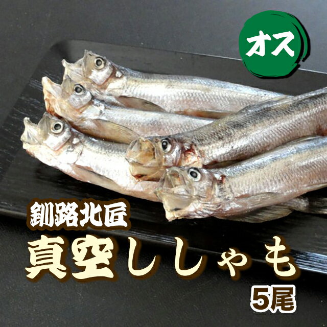 【さらに300円オフ】（真空）オスししゃも 5尾▼冷凍・釧路北匠 北海道 ギフト お中元 父の日 クーポン割