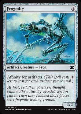 マジックザギャザリング MTG 茶 金属ガエル MM2-215 コモン 【中古】