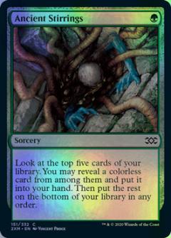 マジックザギャザリング MTG 緑 古きものの活性 2XM-151 コモン Foil 【中古】