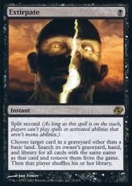 マジックザギャザリング MTG 黒 根絶 PLC-71 レア 【中古】