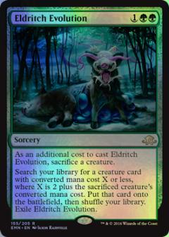 マジックザギャザリング MTG 緑 異界の進化 EMN-155 レア Foil 【中古】