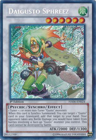 遊戯王 ダイガスタ・スフィアード 英語版 1st HA06-EN024 Secret HA06-EN024 シークレット 【中古】