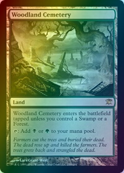 マジックザギャザリング MTG 無色 森林の墓地 ISD-249 レア Foil 【中古】