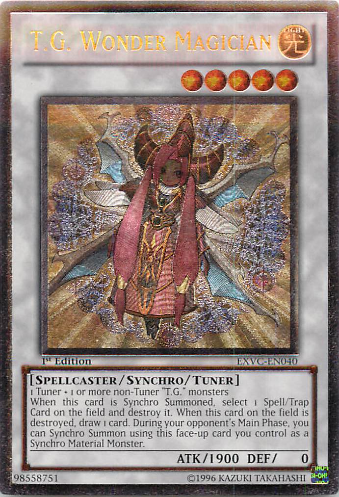 遊戯王 TG ワンダー・マジシャン 英語版 1st EXVC-EN040 Ultimate EXVC-EN040 アルティメット 【中古】