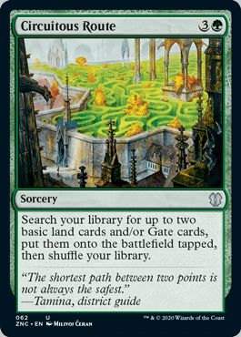 マジックザギャザリング MTG 緑 迂回路 ZNC-62 アンコモン 【中古】