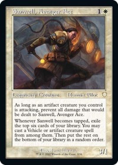 マジックザギャザリング MTG 白 アヴェンジャーの名手、サンウェル BRC-5 レア 【中古】