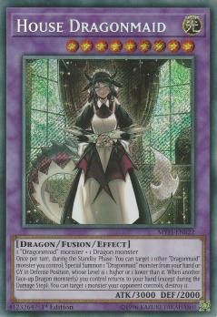 遊戯王 ドラゴンメイド・ハスキー 英語版 1st MYFI-EN022 Secret MYFI-EN022 シークレット 【中古】