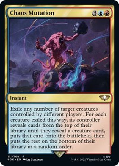 乐天商城 - マジックザギャザリング MTG 金(多色) ケイオスの変異 40K-111 レア 【中古】